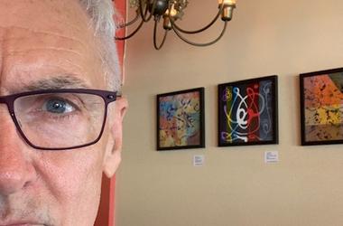 Me and my art at Circa in West Seattle Me and my art at Circa in West Seattle