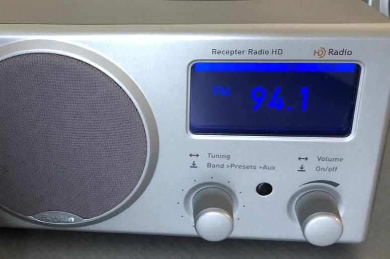 Radio tuned to 94.1 The Sound Radio tuned to 94.1 The Sound
