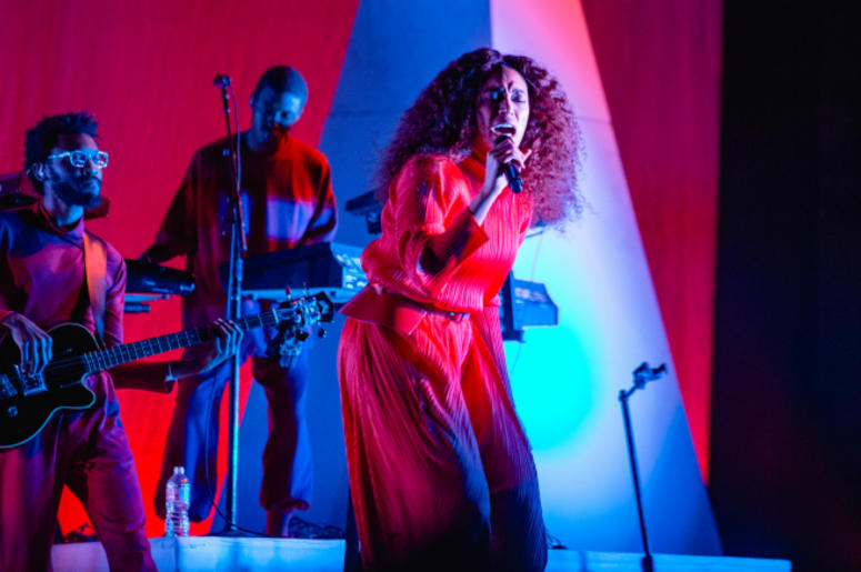 Solange Knowles Singer-songwriter Solange Knowles performs onstage at Day For Night Festival on December 17, 2017 in Houston, Texas.