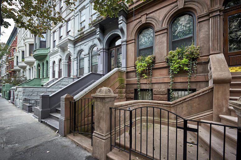 New York, Street, Apartments, Brownstone, Buildings New York, Street, Apartments, Brownstone, Buildings