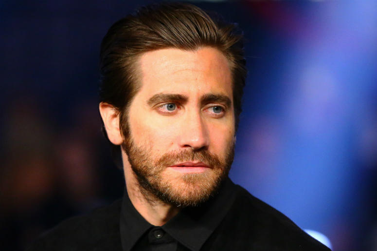 Movie actor Jake Gyllenhaal in attendance before the boxing fight between Floyd Mayweather and Manny Pacquiao at the MGM Grand Garden Arena. Jake Gyllenhaal,Marvel,MCU,Movie,New,Upcoming,Spiderman,Homecoming,Sequel,Talks,Cast,Mysterio,Villain,ALT 103.7