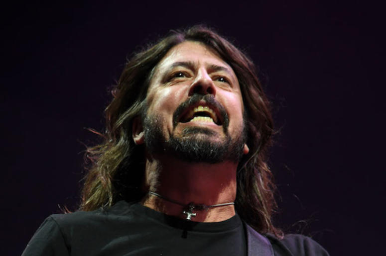 Dave Grohl, Concert, Smiling Dave Grohl, Concert, Smiling