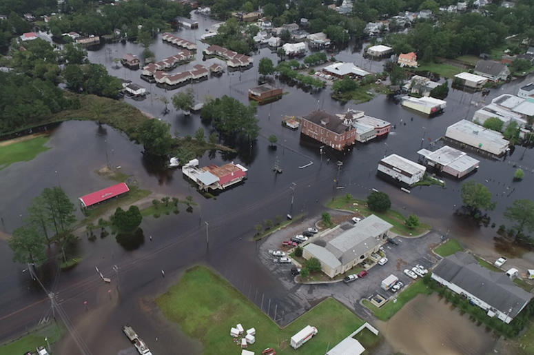 Hurricane Florence, North Carolina, Flooded, Streets, Neighborhood Hurricane Florence, North Carolina, Flooded, Streets, Neighborhood