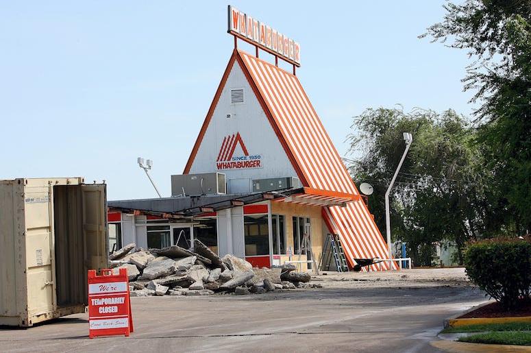 Whataburger, A-Frame, Corpus Christi, Construction, 2019 Whataburger, A-Frame, Corpus Christi, Construction, 2019