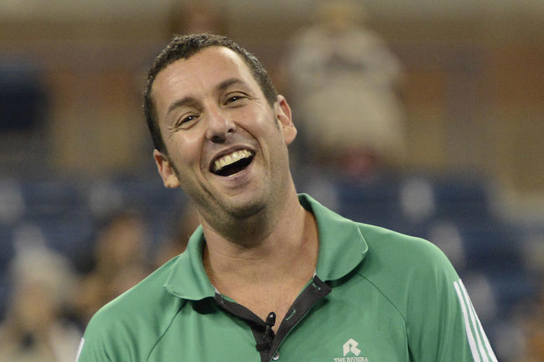 Adam Sandler, Smiling, Green Polo Adam Sandler, Smiling, Green Polo