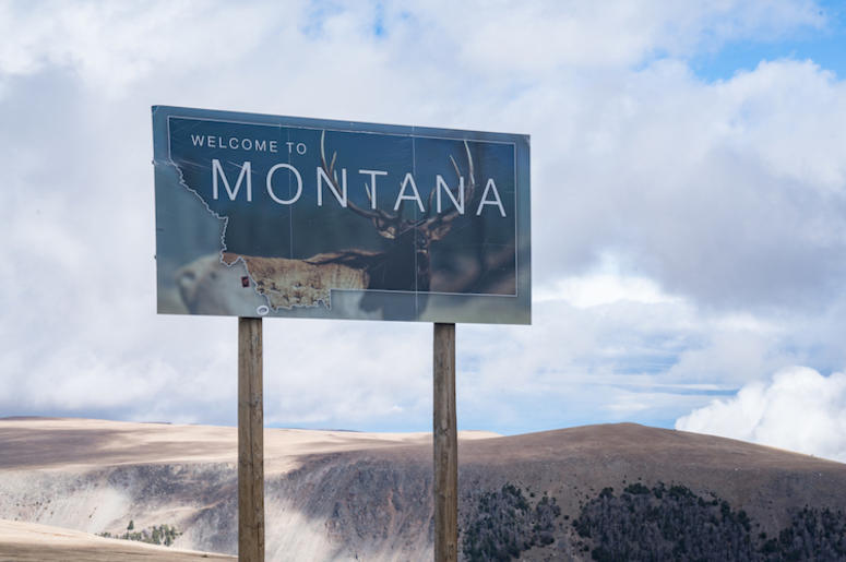Montana, State, Sign, Welcome Sign, Welcome To Montana, Mountain Montana, State, Sign, Welcome Sign, Welcome To Montana, Mountain