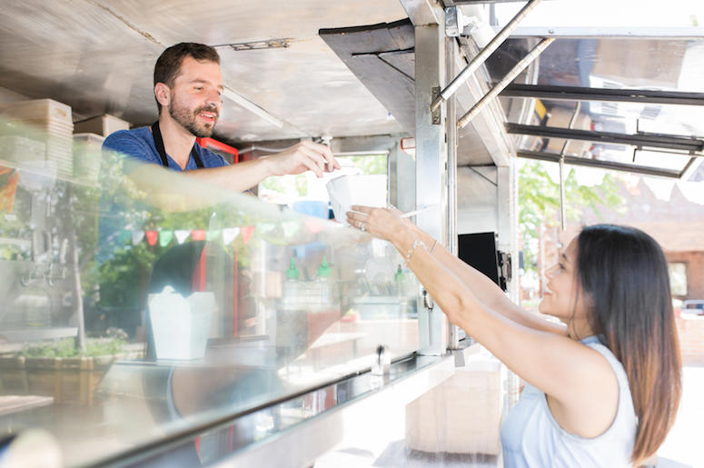 Food Truck, Female, Customer Food Truck, Female, Customer
