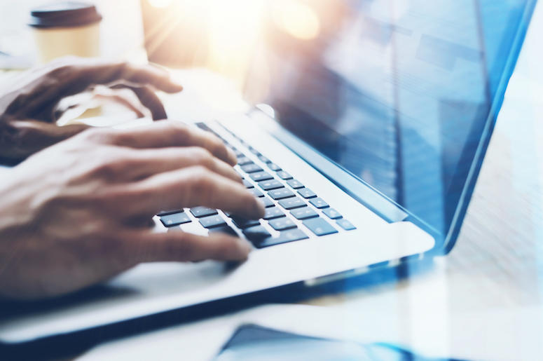 Laptop, Computer, Hands, Bright Laptop, Computer, Hands, Bright