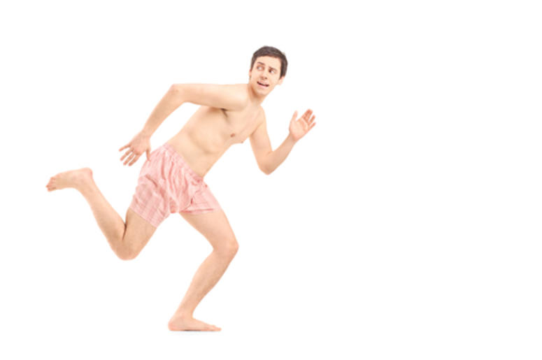 Man Without pants