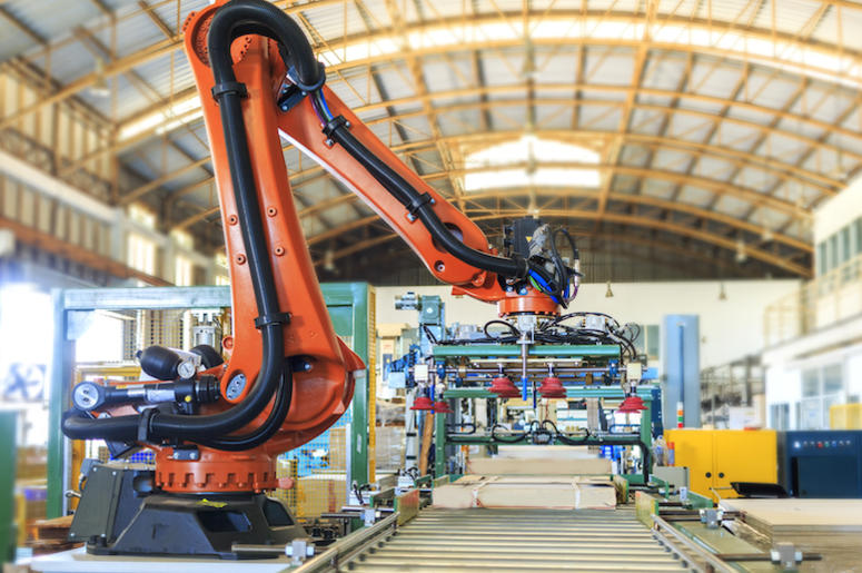 Industrial Robot, Factory, Warehouse, Pallet Industrial Robot, Factory, Warehouse, Pallet