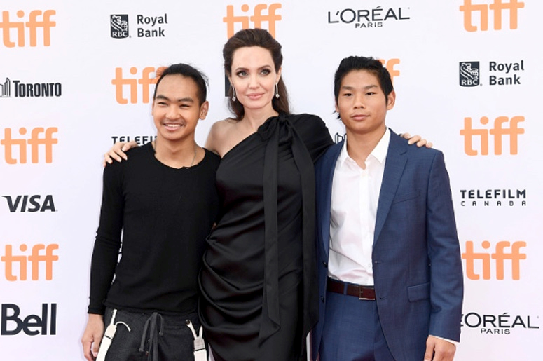 Maddox Jolie-Pitt and Angelina Jolie Maddox Jolie-Pitt and Angelina Jolie