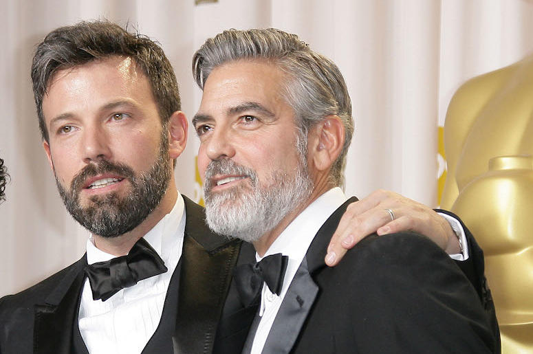 Ben Affleck, George Clooney, 85th Annual Academy Awards, Backstage, Winners Ben Affleck, George Clooney, 85th Annual Academy Awards, Backstage, Winners