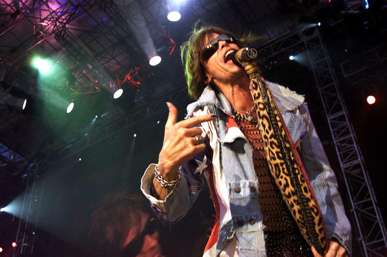Steven Tyler, Aerosmith, Concert, Singing, Scarf Steven Tyler, Aerosmith, Concert, Singing, Scarf