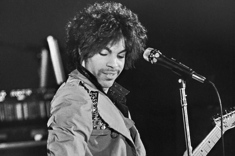Prince, Concert, Guitar, Black and White, 1981 Prince, Concert, Guitar, Black and White, 1981
