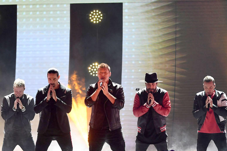 Backstreet Boys, Concert, Praying Backstreet Boys, Concert, Praying