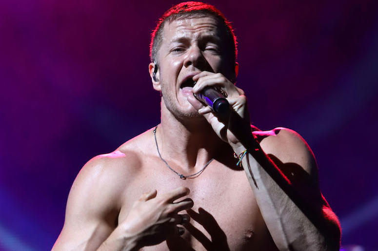 Dan Reynolds, Imagine Dragons, Concert, Singing, Shirtless, Madison Square Garden, 2018 Dan Reynolds, Imagine Dragons, Concert, Singing, Shirtless, Madison Square Garden, 2018