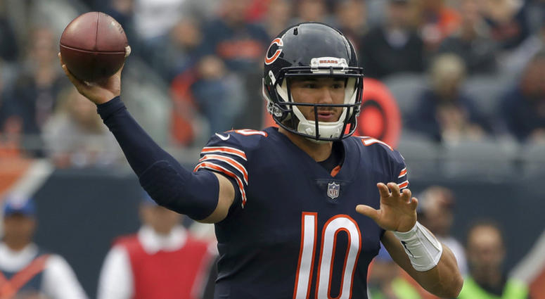 Chicago Bears quarterback Mitchell Trubisky Chicago Bears quarterback Mitchell Trubisky