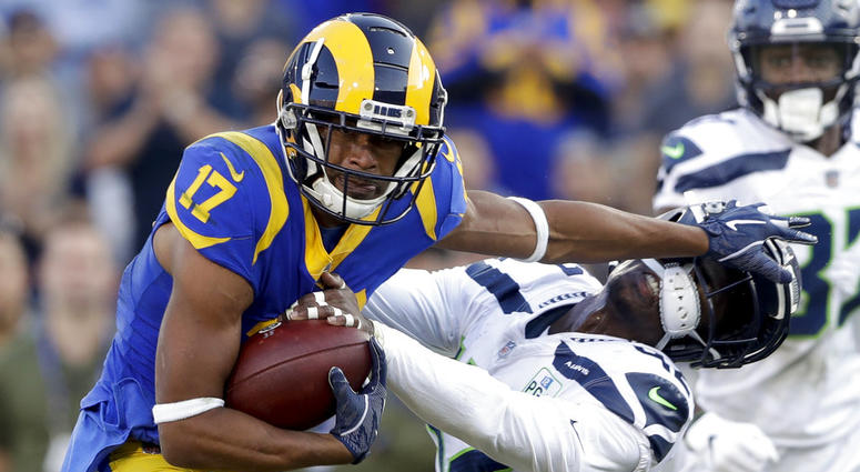 Los Angeles Rams wide receiver Robert Woods Los Angeles Rams wide receiver Robert Woods