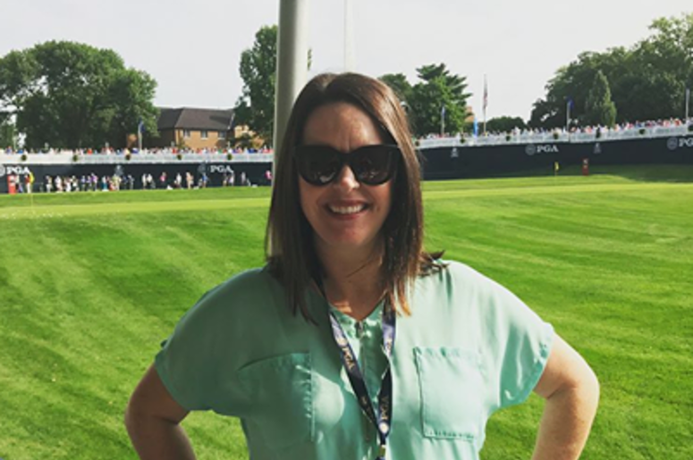 Jill at the PGA Jill at the PGA