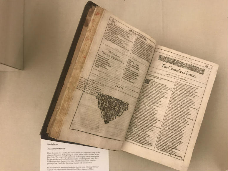 Markings in the margin of a rare Shakespeare book at the Free Library of Philadelphia is now believed to be done by a famous 17th century poet. Markings in the margin of a rare Shakespeare book at the Free Library of Philadelphia is now believed to be done by a famous 17th century poet.
