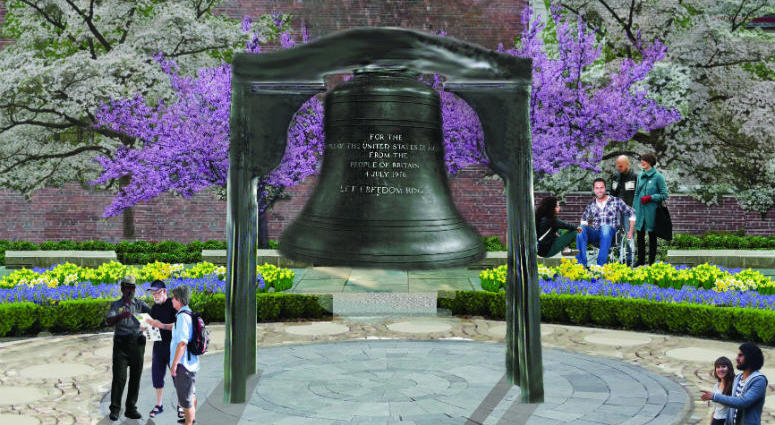 Artist rendering of Bicentennial Bell Bicentennial Bell