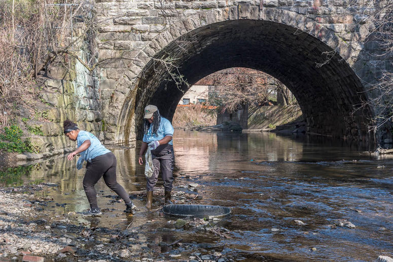 Volunteers clean up the Darby Creek watershed each year, spanning 52 sites across four counties. Darby Creek watershed cleanup