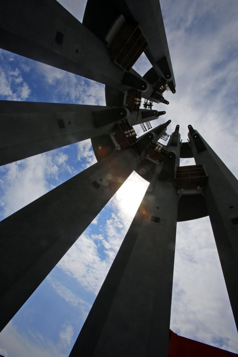 The final phase of the memorial is underway and on track to open on the 17th anniversary of plane's crash into a Pennsylvania field during 9/11. The final phase of the memorial is underway and on track to open on the 17th anniversary of plane's crash into a Pennsylvania field during 9/11.