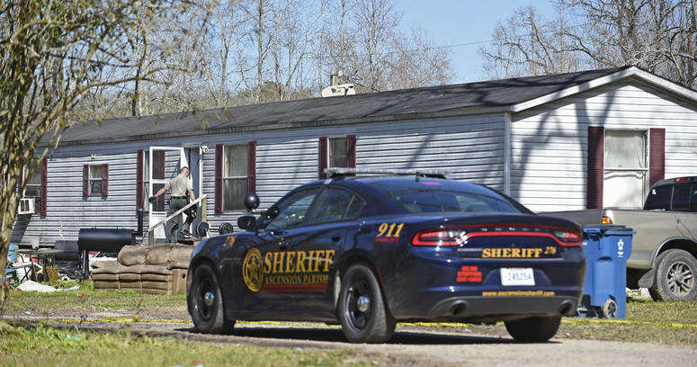 Officials say the Saturday morning shootings happened in Ascension and Livingston parishes, about 70 miles (113 kilometers) west of New Orleans. Officials say the Saturday morning shootings happened in Ascension and Livingston parishes, about 70 miles (113 kilometers) west of New Orleans.
