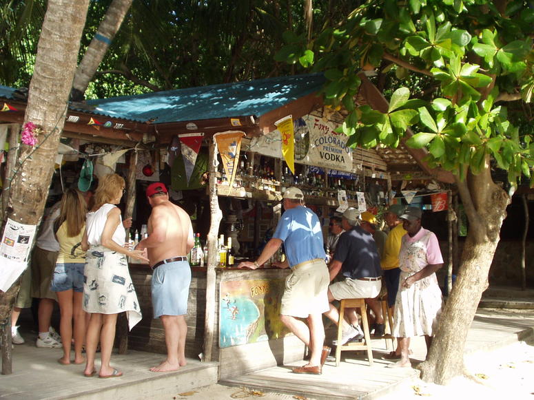 Foxy's Tiki Bar in the Virgin Islands Foxy's Tiki Bar in the Virgin Islands