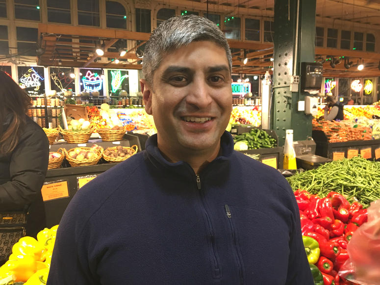 Anuj Gupta, manager of Reading Terminal Market, said its annual Party for the Market raises about $250,000 in one night. Anuj Gupta, manager of Reading Terminal