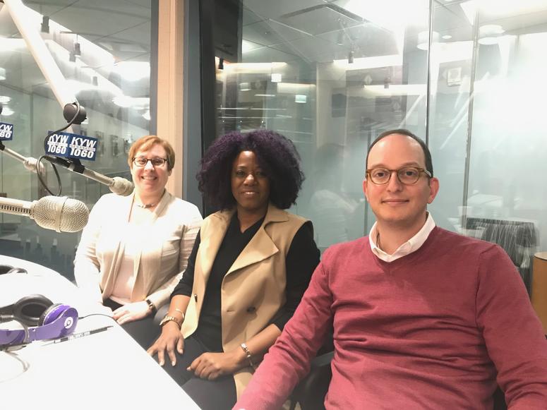(L to R) Shira Goodman, Serita Lewis, Jonathan Goldstein (L to R) Shira Goodman, Serita Lewis, Jonathan Goldstein