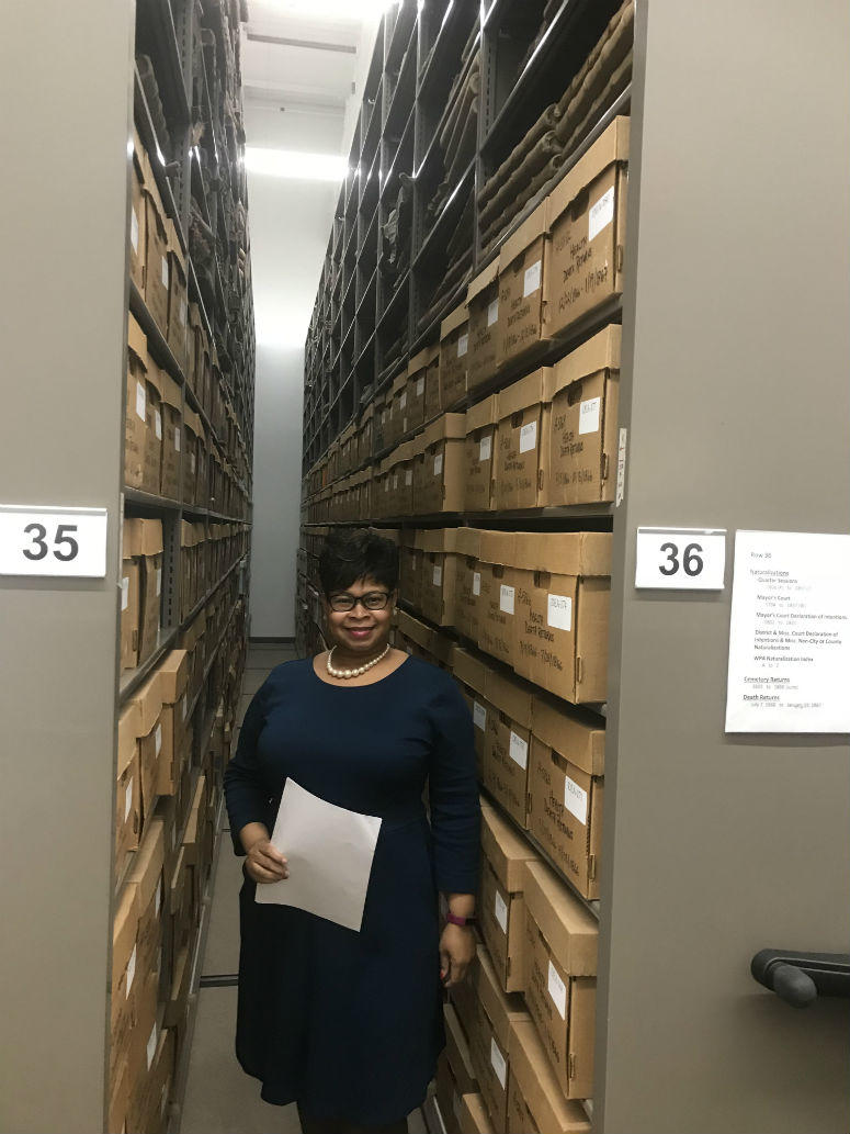 Tracey Williams, the city's deputy commissioner of records and archives, talked about what people can explore and learn when they visit the 65,000 square foot facility. Tracey Williams, the city's deputy commissioner of records and archives, talked about what people can explore and learn when they visit the 65,000 square foot facility.