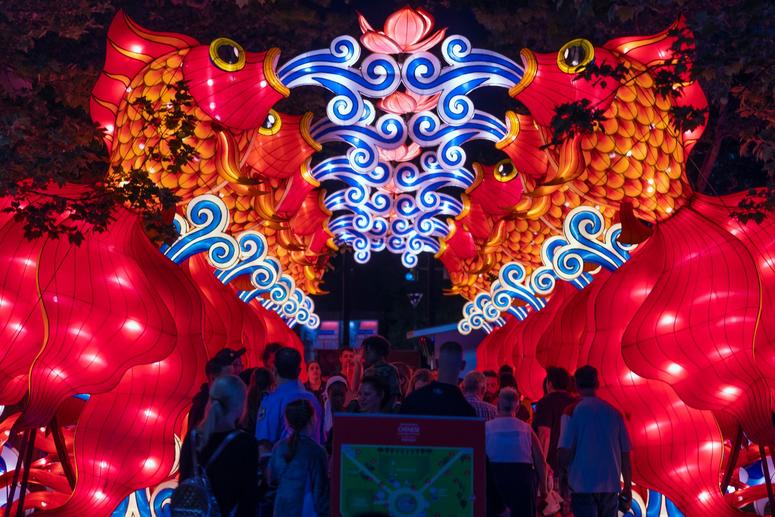 Chinese Lantern Festival in Franklin Square Chinese Lantern Festival