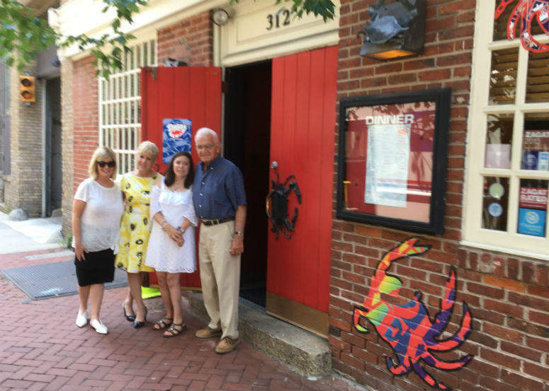 Employees of Dinardo's, from left: Kathie Haas; Liz Massimo, owner; Gina Massimo; and Ralph Patrone, owner Employees of Dinardo's, from left: Kathie Haas; Liz Massimo, owner; Gina Massimo; and Ralph Patrone, owner