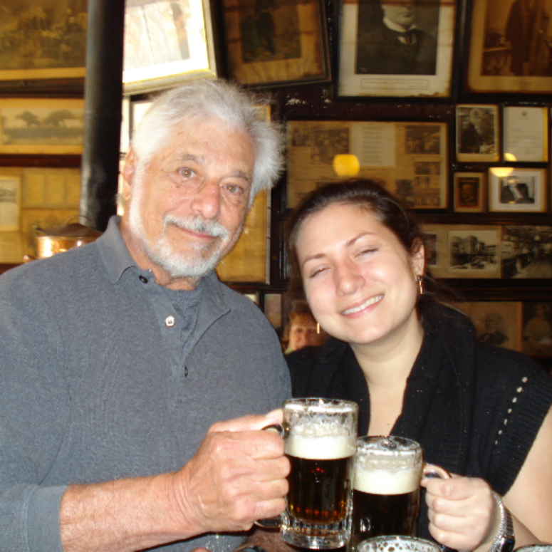 Daughter and Dad at McSorleys Daughter and Dad at McSorleys