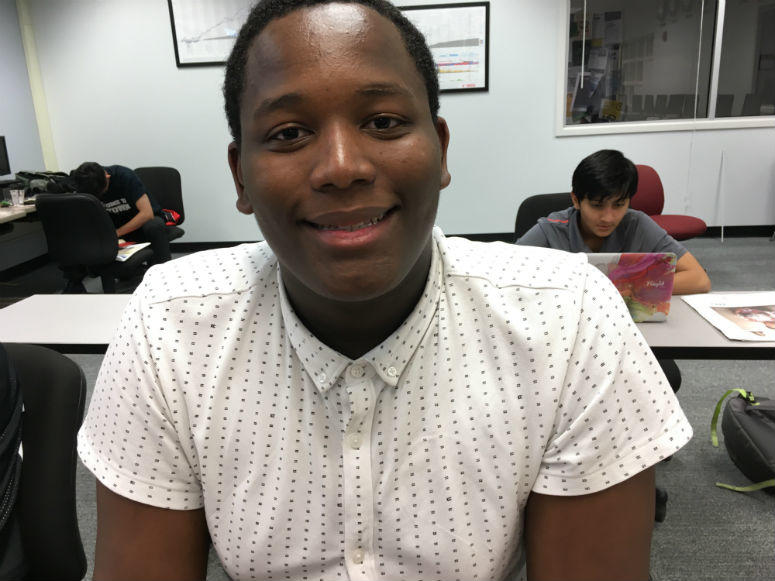 Jaden Young learned to bake with his grandmother. Jaden Young