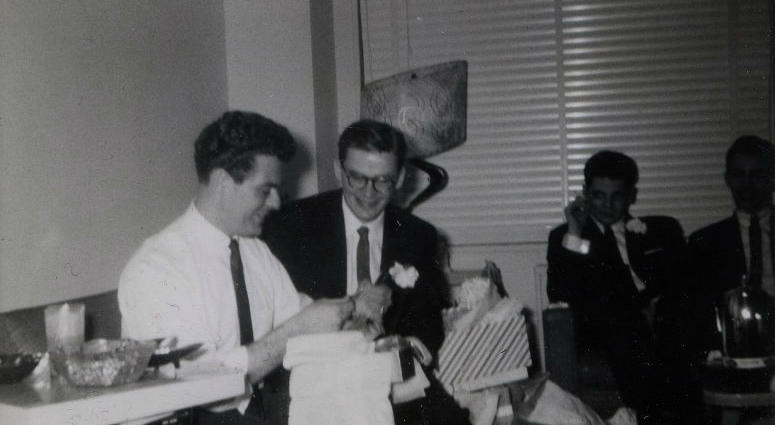 LGBT archivists in Philadelphia and California are trying to identify two men photographed on their wedding day at a time when gay marriage was considered taboo.