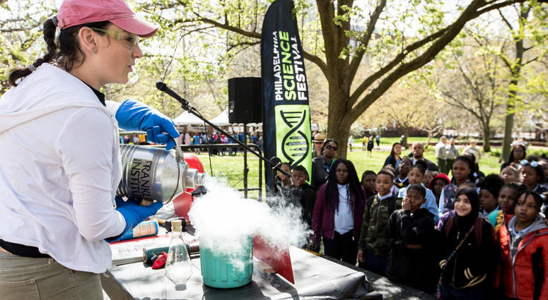 The Franklin Institute has kicked off its ninth annual Philadelphia Science Festival with a big blast. Philadelphia Science Festival