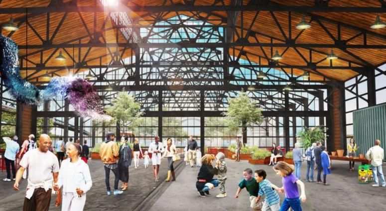 Artist rendering of Cherry Street Pier Cherry Street Pier Renndering