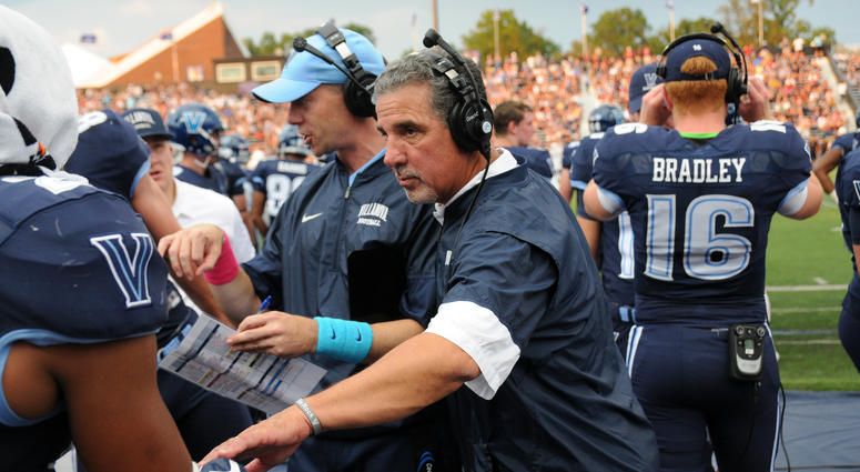 This year will be Mark Ferrante's third season as Villanova head football coach. Villanova University football