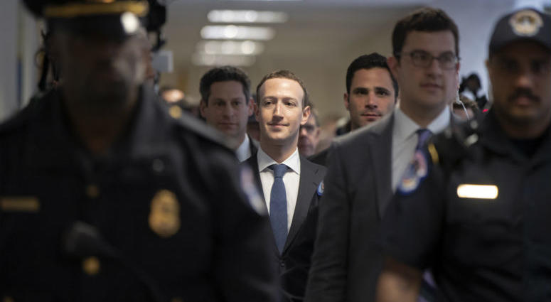 Facebook CEO Mark Zuckerberg arrives on Capitol Hill in Washington Facebook CEO Mark Zuckerberg