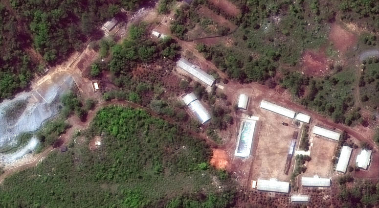 North Korea has carried out what it says is the demolition of its nuclear test site in the presence of foreign journalists. North Korea has carried out what it says is the demolition of its nuclear test site in the presence of foreign journalists.