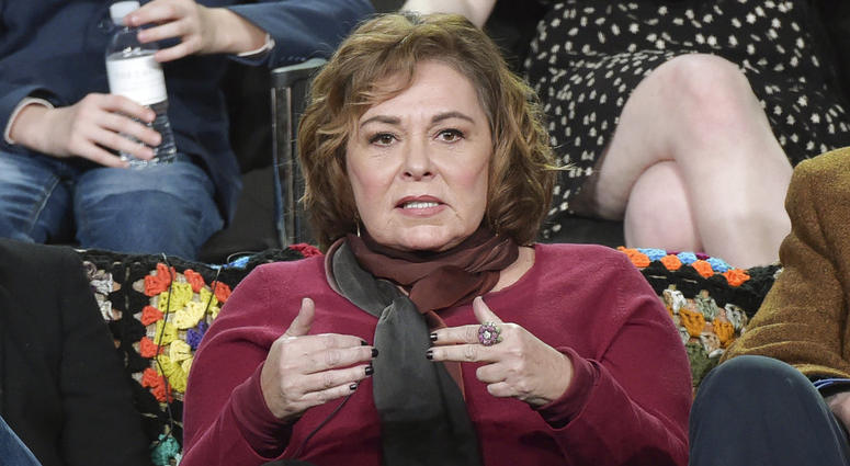 Roseanne Barr participates in the "Roseanne" panel during the Disney/ABC Television Critics Association Winter Press Tour in January. Roseanne Barr participates in the "Roseanne" panel during the Disney/ABC Television Critics Association Winter Press Tour in January.