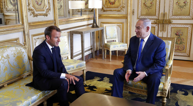 Netanyahu is meeting France's President Macron as part of his European tour, in an effort to rally support from allies over Iran. Netanyahu is meeting France's President Macron as part of his European tour, in an effort to rally support from allies over Iran.
