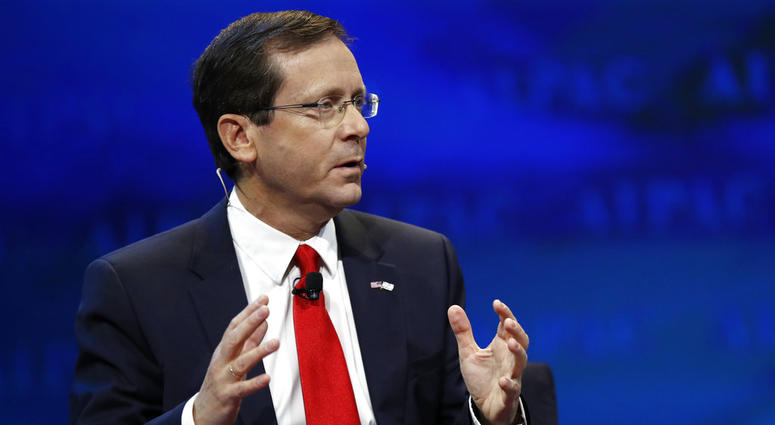 Israeli Opposition Leader and Zionist Union Chairman Isaac Herzog speaks at the AIPAC Policy Conference 2017 in Washington. Israeli Opposition Leader and Zionist Union Chairman Isaac Herzog speaks at the AIPAC Policy Conference 2017 in Washington.