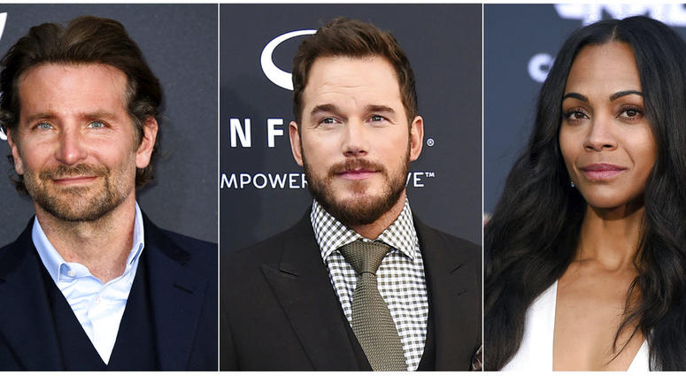This combination photo shows “Guardians of the Galaxy” actors, from left, Bradley Cooper, Chris Pratt and Zoe Saldana, who, along with six other main cast members, have issued an open letter in support of ousted director James Gunn. This combination photo shows “Guardians of the Galaxy” actors, from left, Bradley Cooper, Chris Pratt and Zoe Saldana, who, along with six other main cast members, have issued an open letter in support of ousted director James Gunn.