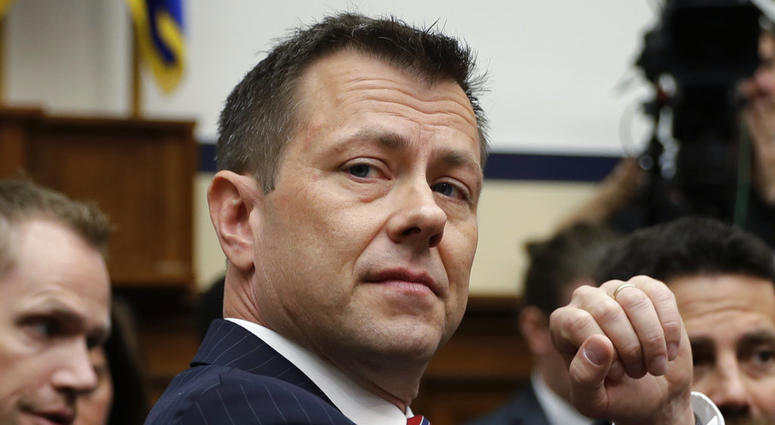 FBI Deputy Assistant Director Peter Strzok is seated to testify before the the House Committees on the Judiciary and Oversight and Government Reform during a hearing on "Oversight of FBI and DOJ Actions Surrounding the 2016 Election." FBI Deputy Assistant Director Peter Strzok