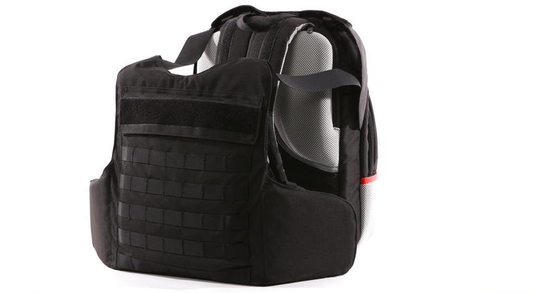 Masada-Armour, an Israeli company, says it has come up with a first-of-its-kind protection gear against the threat of school shootings -- a bulletproof backpack that can transform into a bulletproof vest in less than two seconds. Masada-Armour, an Israeli company, says it has come up with a first-of-its-kind protection gear against the threat of school shootings -- a bulletproof backpack that can transform into a bulletproof vest in less than two seconds.