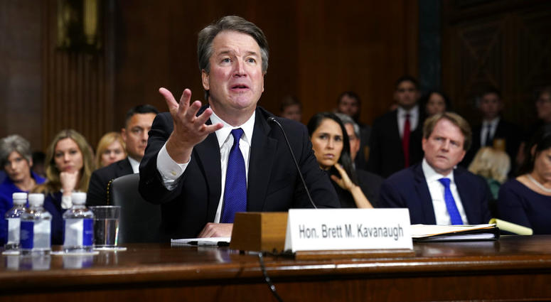 Supreme Court nominee Brett Kavanaugh testifies before the Senate Judiciary Committee on Capitol Hill in Washington, Thursday, Sept. 27, 2018. Supreme Court nominee Brett Kavanaugh testifies before the Senate Judiciary Committee on Capitol Hill in Washington, Thursday, Sept. 27, 2018.