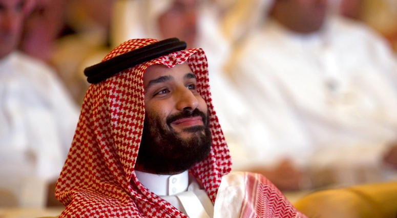 Saudi Crown Prince, Mohammed bin Salman, smiles as he attends the Future Investment Initiative conference, in Riyadh, Saudi Arabia, Tuesday, Oct. 23, 2018. Saudi Crown Prince, Mohammed bin Salman, smiles as he attends the Future Investment Initiative conference, in Riyadh, Saudi Arabia, Tuesday, Oct. 23, 2018.